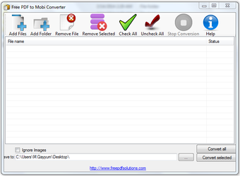 Free PDF to Mobi Converter