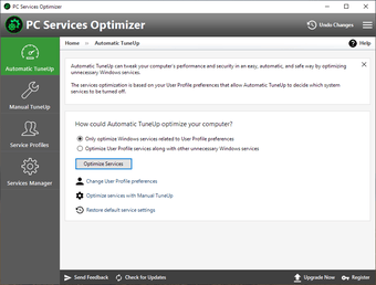 PC Services Optimizer