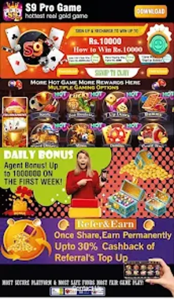 Obraz 0 dla s9 game app earning