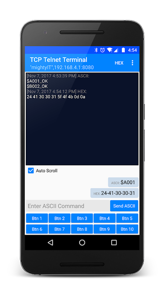 TCP Telnet Terminal