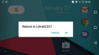 Obraz 0 dla Reboot to LibreELEC