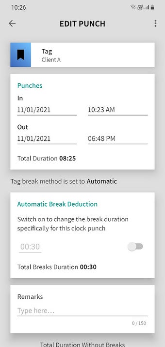 Image 0 pour Clock Punch