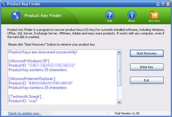 Imagen 0 para Product Key Finder