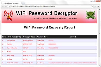 WiFi Password Decryptor的第0张图片