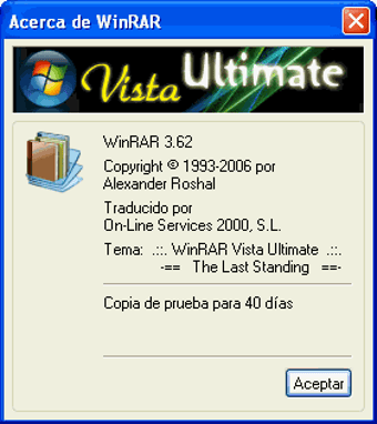 Bild 2 für WinRAR Vista Ultimate