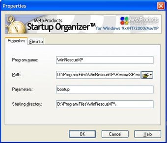 Startup Organizer