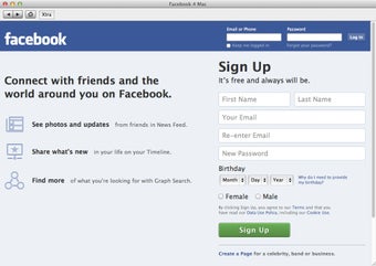 Facebook 4 Mac