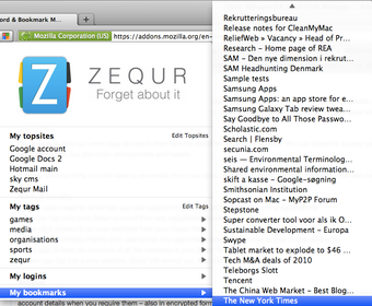 Zequr for Firefox的第0张图片