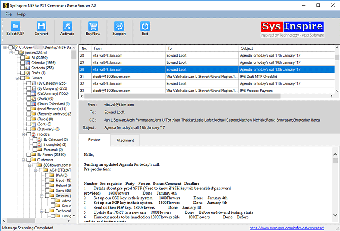 SysInspire NSF to PST Converter