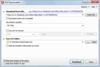 Image 2 for FLV Downloader