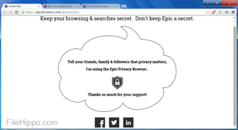 Obraz 0 dla Epic Privacy Browser