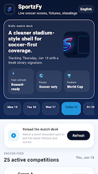 Obraz 0 dla SportzFy: Live Soccer Sco…