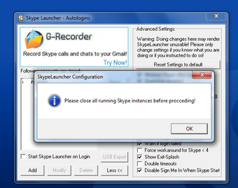 Download SkypeLauncher for Windows