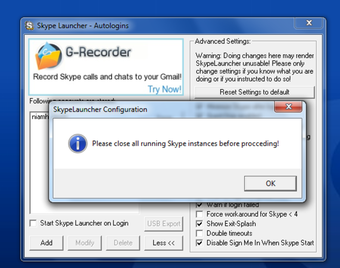 Imagen 2 para SkypeLauncher
