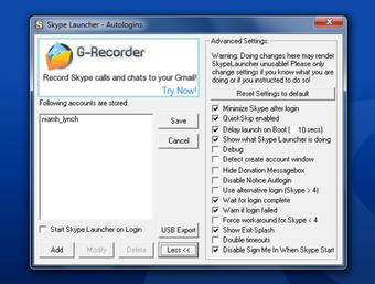 Imagen 7 para SkypeLauncher