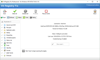Imagen 0 para Vit Registry Fix