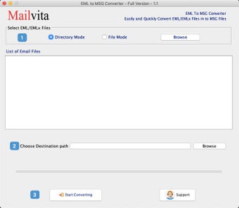 Imagen 0 para MailVita MSG to EML Conve…