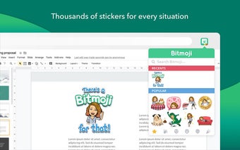 Bitmoji for Chrome