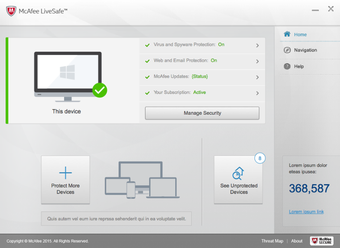 McAfee® LiveSafe™