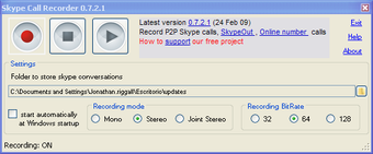 Imagen 1 para MP3 Skype Recorder