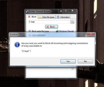 Image 1 for Folder Firewall Blocker