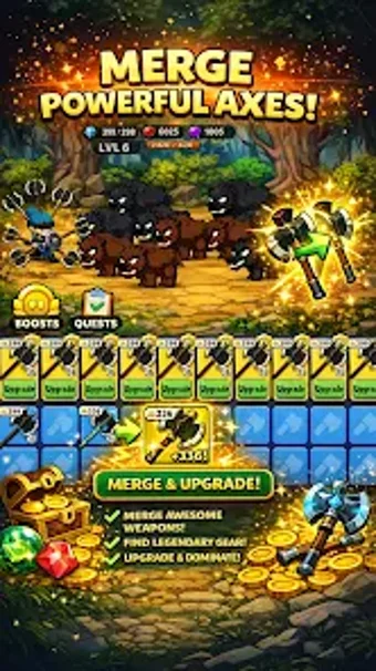 Bild 0 für Axe Adventure: Merge RPG