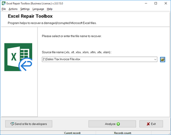 Imagen 2 para Excel Repair Toolbox