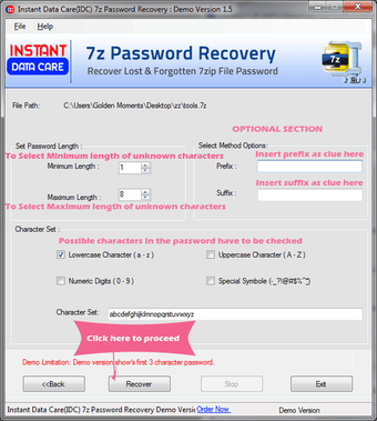 Imagen 0 para IDC 7z Password Recovery