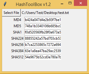 HashToolbox