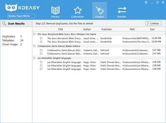 KDeasy Kindle Manager