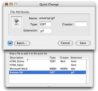 Image 0 pour Quick Change