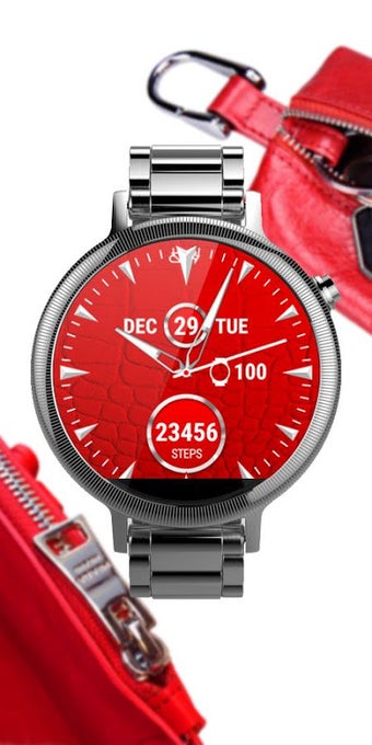 Watch Face Red Art