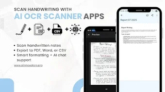 Bild 0 für Handwriting  AI OCR Scann…