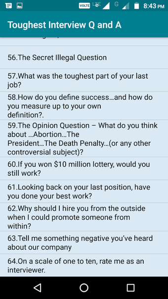 Interview Questions and Answers