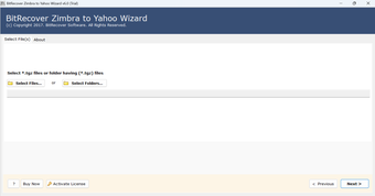 Bild 0 für BitRecover Zimbra To Yaho…