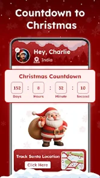 Bild 0 für Santa Tracker  Countdown …