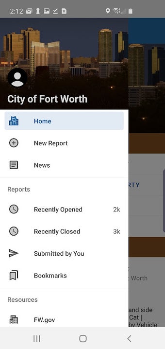 MyFW - Fort Worth Resident app