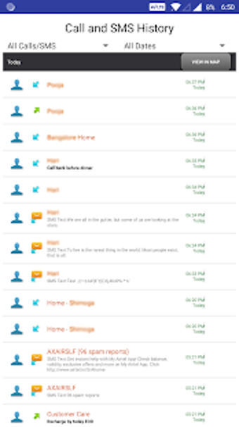 Obraz 4 dla Message and Call Tracker