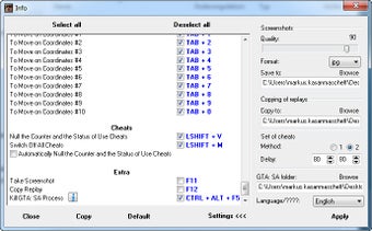 GTASA Crazy Trainer的第3张图片