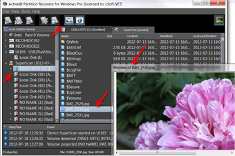 Image 1 pour Active@ Partition Recover…
