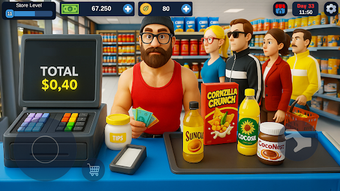 Bild 0 für My Supermarket Tycoon Sim…