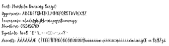 Immagine 0 per Naishila Dancing Script