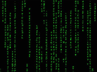 Image 1 pour Animated Matrix Code Wall…