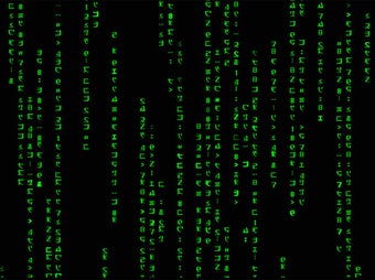 Imagen 1 para Animated Matrix Code Wall…