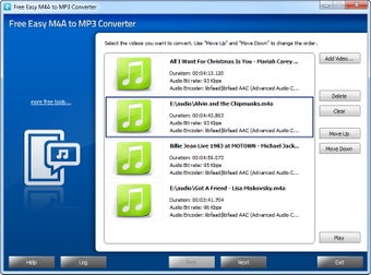 Free Easy M4A to MP3 Converter