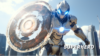 Immagine 0 per Captain Super hero iron g…