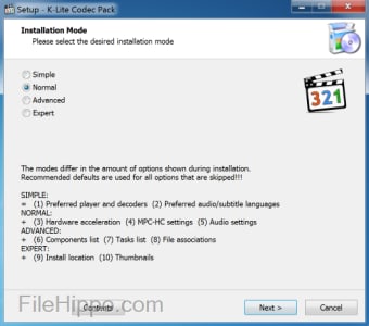 download the new version for windows K-Lite Codec Pack 17.7.3