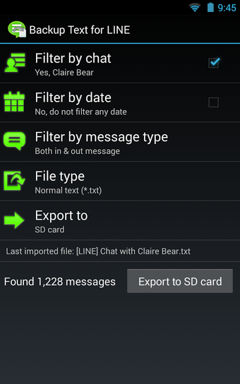 Imagen 0 para Backup Text for LINE