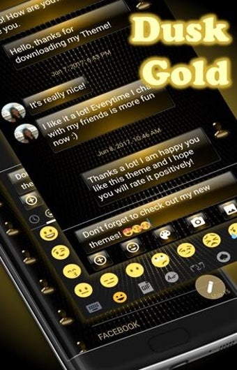 SMS Messages Dusk Gold的第0张图片