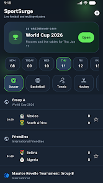 Obraz 0 dla SportSurge - Live Scores